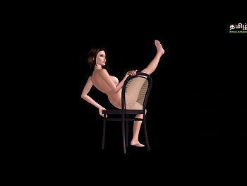Animated 3d porn video of a beautiful girl fiving sexy poses