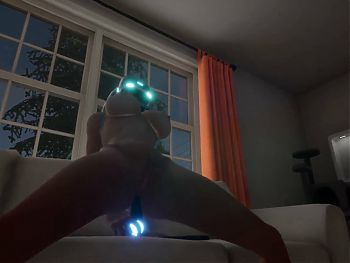 Hot Brunette Girl is having VR sex 