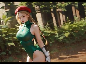 AI generated Cammy White (Street Fighter)
