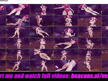PiNK CAT Sexy Dance In Sport Shorts (3D HENTAI)