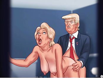 Summertime Saga - Trump Sex scene